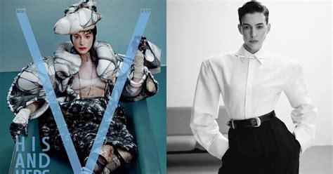 Anne Hathaway is a Fashion Plate in V Magazine 